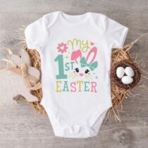 Baby And Toddler Boy My First Easter Pin Down Romper (1)